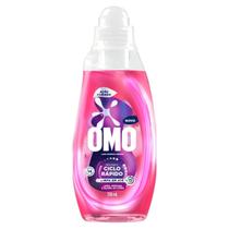Lava roupas líquido omo ciclo rápido ação cuidado frasco 750ml omo