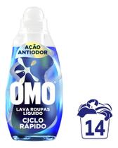 Lava-Roupas Líquido Omo Ciclo Rápido Antiodor 750Ml