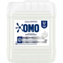 Lava-Roupas Líquido OMO Concentrado Lavanderia Profissional Omo Perfect White Pro Galão 7l