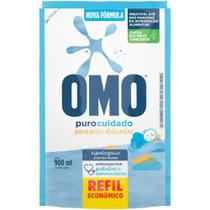 Lava Roupas Líquido Omo Sachê Hipoalergênico Roupas Finas de Bebê Puro Cuidado 900 ml Kit 2un Lava Roupas Líquido Omo Sachê Hipoalergênico Roupas Finas de Bebê Puro Cuidado 900 ml Kit 2un