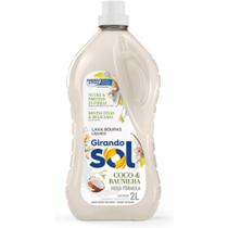 Lava Roupas Líquido Roupas Delicadas Girando Sol Coco e Baunilha 2L