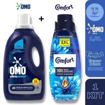 Lava-roupas Omo Ultra Power 1,8L + Amaciante Comfort Frescor Intenso 500mL