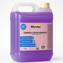 Lava Roupas Sabão Liquido Com Bicarbonato de Sódio 5L Lavanderia Profissional Cremoso