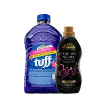 Lava Roupas Tuff 3L - Amaciante Orquidea Negra 1L Lava Roupas Tuff 3L - Amaciante Orquidea Negra 1L