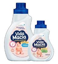 Lava Roupas Vida Macia Glicerina e Algodão 500ml + Amaciante Glicerina e Algodão 1l Lava Roupas Vida Macia Glicerina e Algodão 500ml + Amaciante Glicerina e Algodão 1l