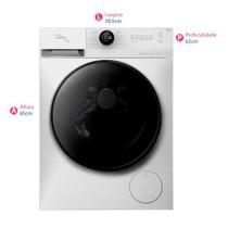 Lava Seca Midea Mf200d130 13kg Conexão Wi-Fi Branca 110v Lava Seca Midea Mf200d130 13kg Conexão Wi-Fi Branca 110v