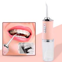 Lavador Bucal Elétrico Jato Potente Para Limpar Prótese Implantes E Dentes