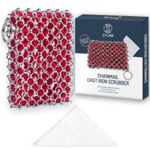 Lavador de ferro fundido Zylark 316 Limpador de ferro fundido com toalha