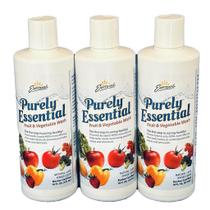Lavador de Frutas e Legumes Environne Purely Essential 473ml Kit com 3 Lavador de Frutas e Legumes Environne Purely Essential 473ml Kit com 3