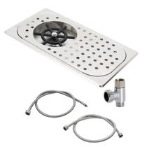 Lavador de jarro DIBTSA em aço inoxidável para pia (32,5 x 17,5 x 2,3 cm)