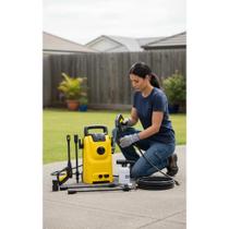 Lavadora Alta Pressão 1500PSI 1400W Compacta Amarela Lavadora Alta Pressão 1500PSI 1400W Compacta Amarela