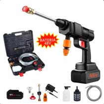 Lavadora Alta Pressão Portátil Sem Fio, Recarregável, Ideal para Limpeza Pesada Lavadora Alta Pressão Portátil Sem Fio, Recarregável, Ideal para Limpeza Pesada
