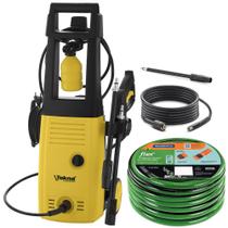 Lavadora de Alta Pressão 1400W Shampoozeira Rodas E Mangueira 10M TEKNA