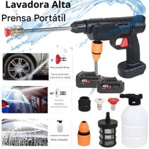 Lavadora De Alta Pressao Carro Motos Parede Jardinagem Recarregável Vapi Portátil Sem Fio Com 2 Bateria 48V Maleta 110v 220v