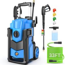 Lavadora de Alta Pressão Elétrica Toyqqeow 5000 PSI 4,0 GPM com Mangueira de 10 m Lavadora de Alta Pressão Elétrica Toyqqeow 5000 PSI 4,0 GPM com Mangueira de 10 m