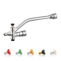 Lavadora de alta pressão M MINGLE de lança dupla 5000 PSI com 5 bicos Lavadora de alta pressão M MINGLE de lança dupla 5000 PSI com 5 bicos