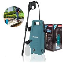Lavadora de Alta Pressão Makita, 1300W, 1450 PSI, com Pistola, Lança e Aplicador de Shampoo HW101