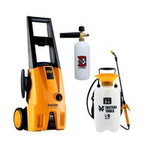 Lavadora de Alta Pressão Ousada com Pulverizador Manual 5L e Canhão de espuma Snow Foam