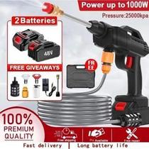 Lavadora de Alta Pressão Portátil Recarregável Para Carros E Jardins Linha Premium Pistola Lava Jato Profissional Lavadora de Alta Pressão Portátil Recarregável Para Carros E Jardins Linha Premium Pistola Lava Jato Profissional