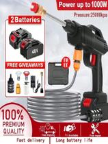 Lavadora de Alta Pressão Recarregável Portátil Premium Line Limpeza a Jato Profissional para Carros Jardins 2 baterias 便携式充电式高压清洗机 高级系列 专业喷射清洗 汽车和花园