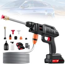 Lavadora de alta pressão sem fio portátil WZTO 1500W 60 bar mangueira de 5 m Lavadora de alta pressão sem fio portátil WZTO 1500W 60 bar mangueira de 5 m