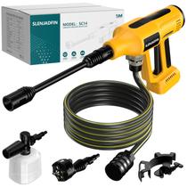 Lavadora de alta pressão SLENJADFIN Cordless 700 PSI 20V com bico 6 em 1 Lavadora de alta pressão SLENJADFIN Cordless 700 PSI 20V com bico 6 em 1