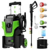 Lavadora de alta pressão Toyqqeow MAX5000 PSI com canhão de espuma e 3 velocidades