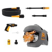 Lavadora de Alta Pressão WL 4200 5 Pistões 2200w 1305psi 510l h Com Jato Regulável e Motor de Indução Lavadora de Alta Pressão WL 4200 5 Pistões 2200w 1305psi 510l h Com Jato Regulável e Motor de Indução
