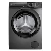 Lavadora de Roupas Electrolux 12kg Cinza Ônix Inverter com Água Quente e Lavagem Inteligente - LFC12