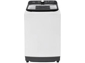 Lavadora de Roupas Midea 15kg Cesto Inox 13 Programas de Lavagem Branca Wave Agitator