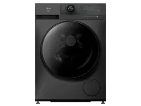 Lavadora de Roupas Midea Slim 11kg HealthGuard Smart Inverter Água Fria e Quente Titanium MF201W110WBGK02