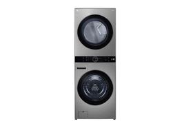 Lavadora e Secadora Elétrica Smart LG WashTower 17kg 220v Aço Escovado com Inteligência Artificial AIDD - WK17VS6A