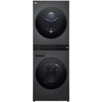Lavadora e Secadora LG Wash Tower 14Kg Preta Inox 110V WK14BS6