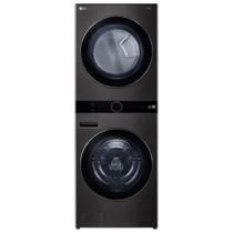 Lavadora e Secadora LG WashTower 17KG Preto Inox 220V WK17BS6A