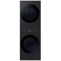 Lavadora e secadora samsung bespoke ia laundry hub a gás preto 127v wh17dbh570gvaz