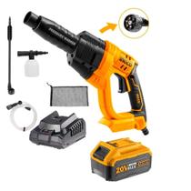 Lavadora Jato Alta Pressão A Bateria 20V 4.0A Com Acessórios