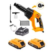 Lavadora Jato De Alta Pressão Ingco 20v C/ 2 Baterias 2.0a +Acessórios Lavadora Jato De Alta Pressão Ingco 20v C/ 2 Baterias 2.0a +Acessórios
