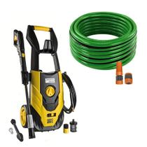 Lavadora Lava Jato Alta Pressão 1800w 127v + Mangueira Verde Pvc 15m - Tramontina Lavadora Lava Jato Alta Pressão 1800w 127v + Mangueira Verde Pvc 15m - Tramontina