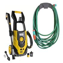 Lavadora Lava Jato Alta Pressão 1800W 220V + Mangueira Verde Pvc 25m Com Acessórios - Tramontina 220V Lavadora Lava Jato Alta Pressão 1800W 220V + Mangueira Verde Pvc 25m Com Acessórios - Tramontina 220V