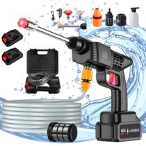 Lavadora Lava Jato Portátil Alta Pressão Recarregavel Kit 2 Baterias 48V Com Maleta Bivolt 127v 220v Lavadora Lava Jato Portátil Alta Pressão Recarregavel Kit 2 Baterias 48V Com Maleta Bivolt 127v 220v
