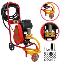 Lavadora Média Pressão Alta Vazão Lava Jato Profissional 2cv Carro Piso Industrial Lr-20 Zm Bombas