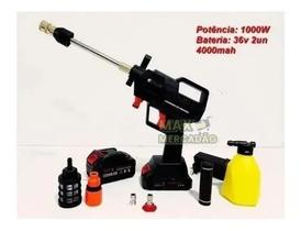 Lavadora Portátil Alta Pressão 1000w 2 Baterias 36v
