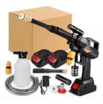 Lavadora Portátil Alta Pressão 1000w - 2 Baterias 36v Lavadora Portátil Alta Pressão 1000w - 2 Baterias 36v