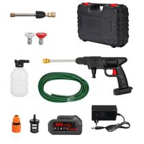 Lavadora Portatil Alta Pressão Bateria 48V Sem Fio Maleta Bivolt Lavar Carro Lavadora Portatil Alta Pressão Bateria 48V Sem Fio Maleta Bivolt Lavar Carro