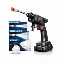 Lavadora Portátil de Alta Pressão Recarregável com Jato Forte Ideal para Limpeza Automotiva e Residencial