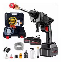 Lavadora Potente Portátil 2 Baterias Preto 110/220v 48v