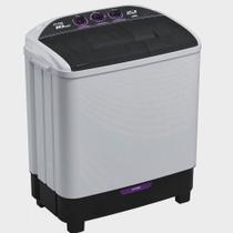 Lavadora Praxis 2 Em 1 10 Kg Lava 6 Kg E Centrifuga 4 Kg Branca 220V
