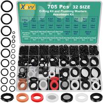 Lavadoras de encanamento e kit de anéis de vedação XBVV 32, tamanho 705 unidades Lavadoras de encanamento e kit de anéis de vedação XBVV 32, tamanho 705 unidades