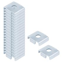 Lavadoras de placa quadrada YIDU69Q para canais de suporte 1-5/8 (20 unidades) Lavadoras de placa quadrada YIDU69Q para canais de suporte 1-5/8 (20 unidades)