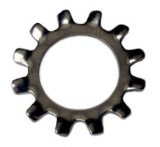 Lavadoras externas Tooth Star Lock de aço inoxidável 1/4" (100 unidades) Lavadoras externas Tooth Star Lock de aço inoxidável 1/4" (100 unidades)